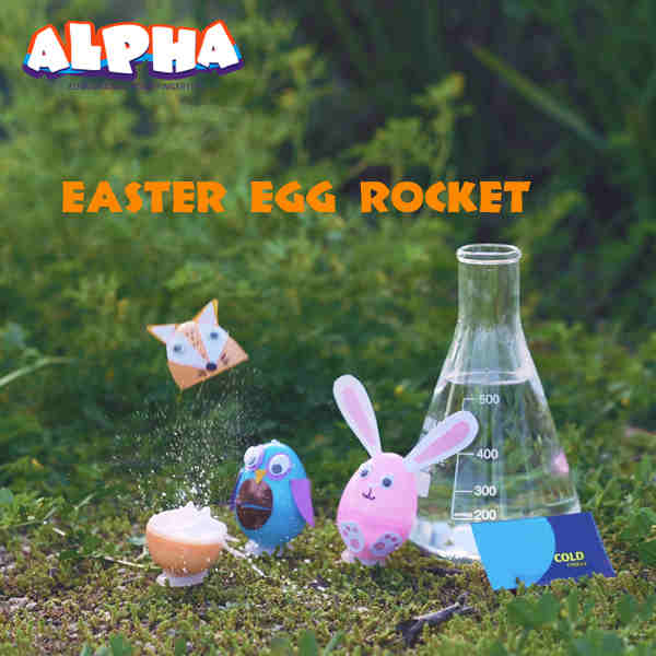Alpha science classroom： Easter Egg Rocket