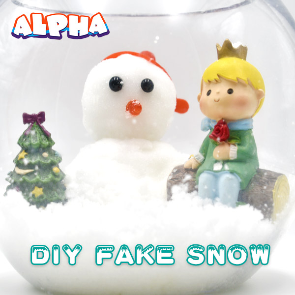 Alpha science classroom：DIY fake snow