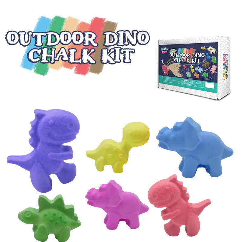 Outdoor Dino Chalk Kit