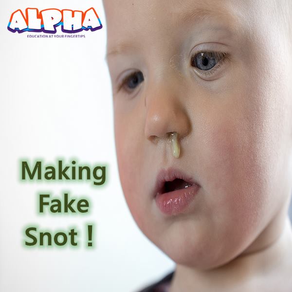 Alpha Science Classroom: Making fake snot!